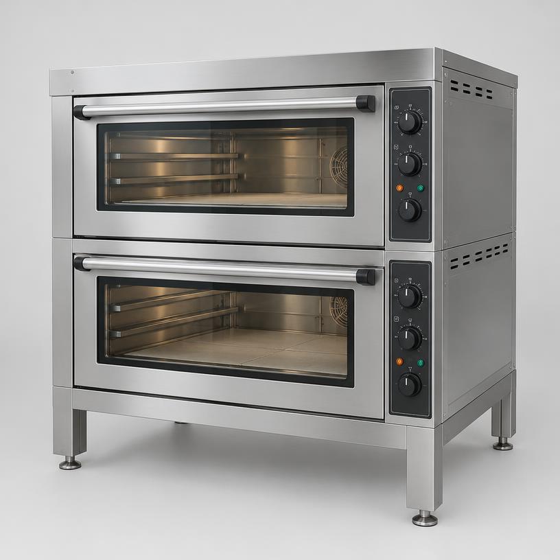 Commercial deck oven